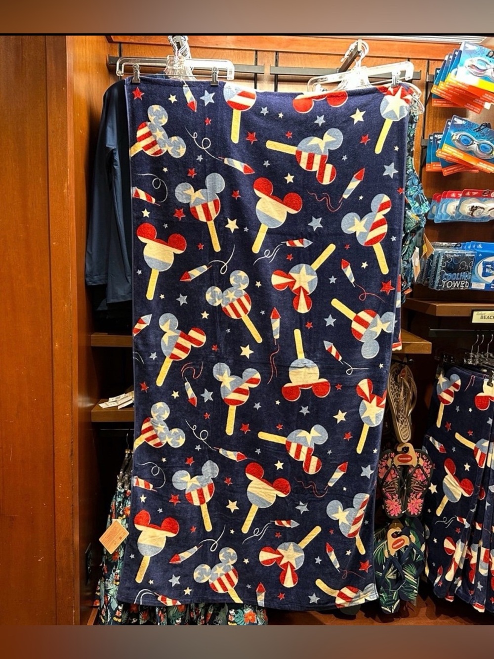 Disney Americana Mickey Ice Cream bars Towel WDW 2026